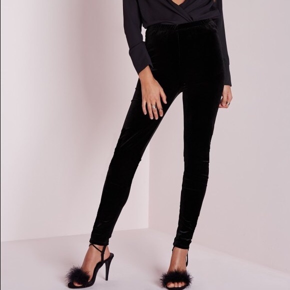 Nwot Members Only Velvet Leggings 